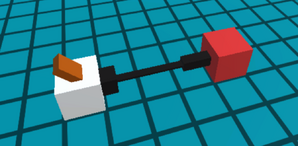 The Breakpoint component placed down in a world and hooked up.