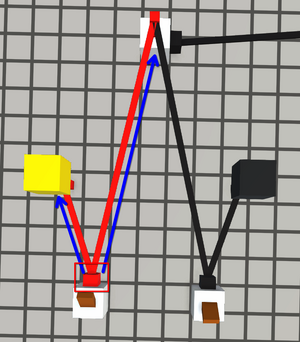Everything is connected from output pins